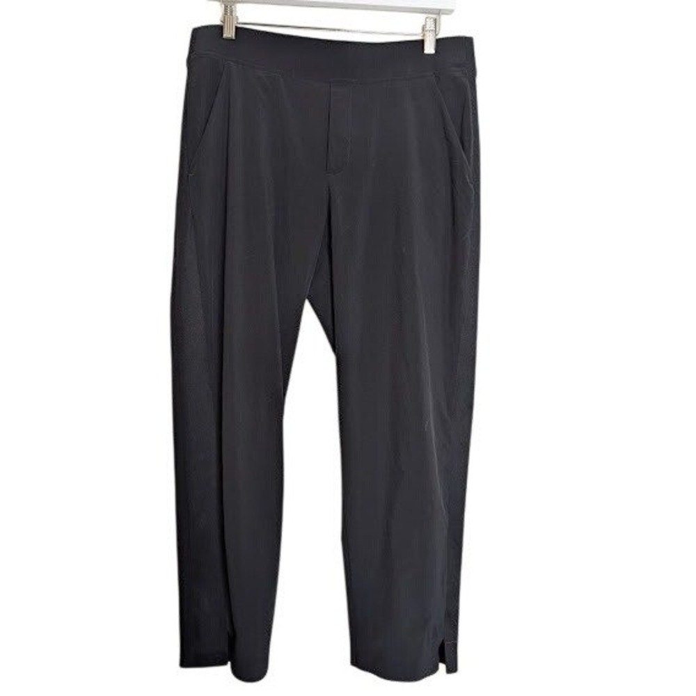 Athleta Pants Womens Size 12 Black Brooklyn Mid‎ Rise Ankle Pull On Office Work